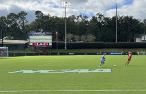 NCAA soccer match