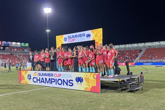 NWSL Summer Cup Final Celebration