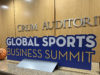 Global Sports Business Summit sign