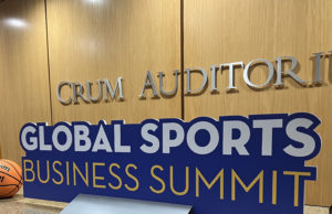 Global Sports Business Summit sign