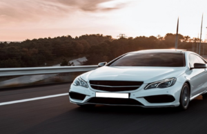 Extended warranty brochure on car dashboard