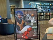 Sports Rush: A Hard Road to Hardball See Her Be Her film sign