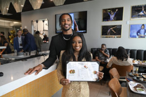 Simone Biles and Jonathan Owens