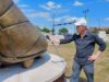 Sports Rush: Shoegazing, Soccer Style Rush Olson interview the Texan Golden Boot Statue