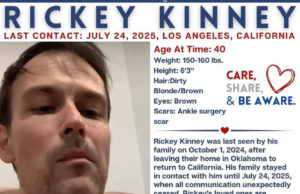 Missing: Rickey Kinney