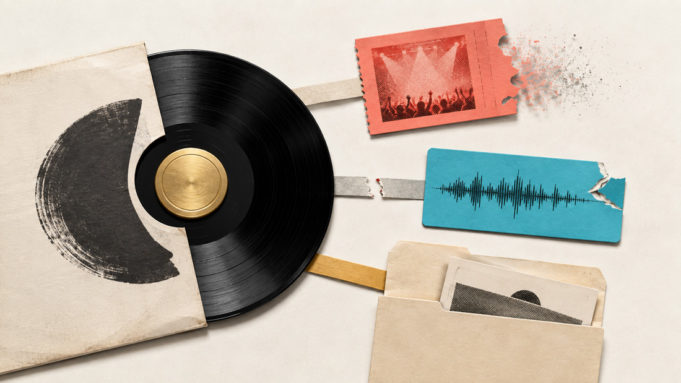 Music-NFT Music NFT platform continuity graphic