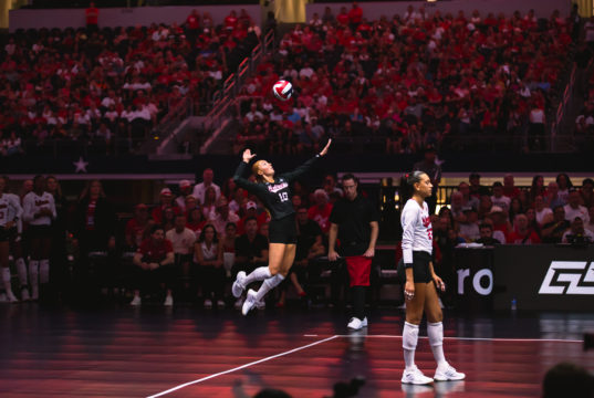 Sports Rush: Volleyball’s Big Hit Olivia Mauch serves
