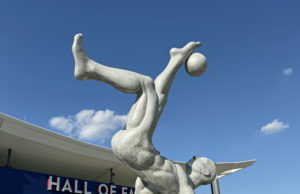The Kick statue